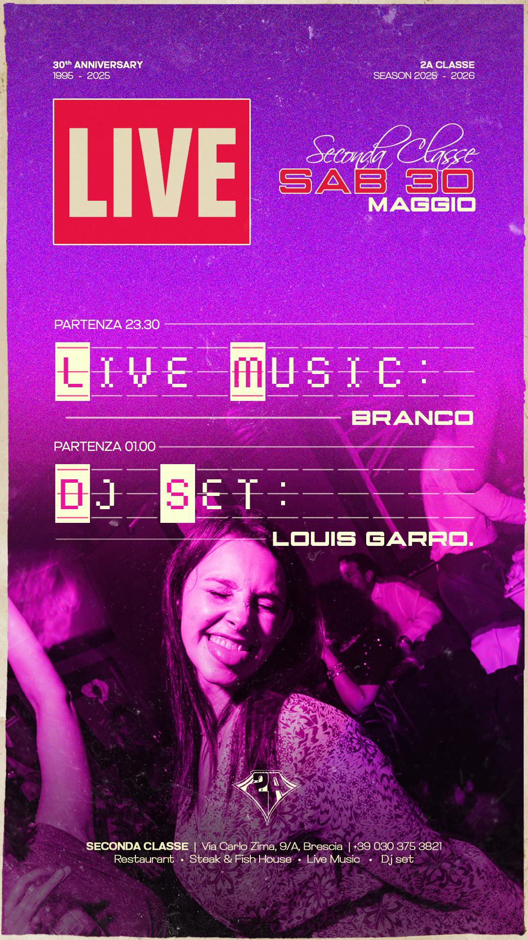 CLOSING PARTY | LIVE MUSIC: BRANCO | DJ SET: LOUIS GARRO